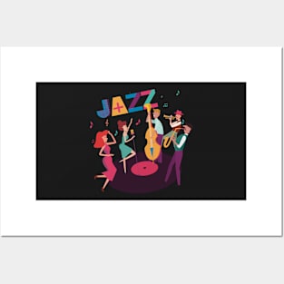 Jazz music group Posters and Art